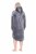 Ulla Popken 834550 Langärmliges Kleid mit Kapuze Anthrazit - Sweatkleider - 