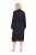 Ulla Popken 834837 Kimono-Bademantel mit Spitze Schwarz - Morgenmäntel & Bademäntel - 