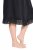 Ulla Popken 834837 Kimono-Bademantel mit Spitze Schwarz - Morgenmäntel & Bademäntel - 