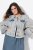 Ulla Popken 835486 Jeansjacke mit weiten Ärmeln Denimblau - Jacken - Große Jacken für Damen