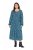 Ulla Popken 835713 Geblümtes Kleid Dunkelblau - Maxikleider - Große Größen: Lange Maxikleider