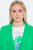 Ulla Popken 836165 Langer Blazer mit 3/4-Ärmeln Grün - Blazer - Blazer für Frauen in Großgrößen