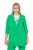 Ulla Popken 836165 Langer Blazer mit 3/4-Ärmeln Grün - Blazer - Blazer für Frauen in Großgrößen