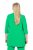 Ulla Popken 836165 Langer Blazer mit 3/4-Ärmeln Grün - Blazer - Blazer für Frauen in Großgrößen