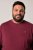 Men+ 307 T-Shirt Langarm Aubergine - Herren-T-Shirts - Herren-T-Shirts in großen Größen