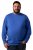 Men+ 313 T-Shirt Langarm Bauchfit Kobaltblau - Herren-T-Shirts - Herren-T-Shirts in großen Größen