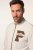JP1880 836786 Collegejacke mit Emblem Cremeweiß - Herren jacken - Herren Jacken in großen Größen