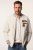 JP1880 836786 Collegejacke mit Emblem Cremeweiß - Herren jacken - Herren Jacken in großen Größen