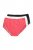 Ulla Popken 837080 Slips mit hoher Taille und Spitze 3er-Pack Rosa - Slips - 