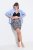 Ulla Popken 837676 Gemusterte Anti-Scheuer-Radler Schwarz - Anti-Scheuer-Radler - 