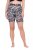 Ulla Popken 837676 Gemusterte Anti-Scheuer-Radler Schwarz - Anti-Scheuer-Radler - 