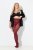 Ulla Popken 837870 Strumpfhose 100 den Weinrot - Strumpfhosen & Socken - 