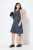 Ulla Popken 837874 Ärmelloses Jerseykleid Dunkelblau - Jerseykleider - 