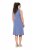Ulla Popken 837874 Ärmelloses Jerseykleid Blau - Jerseykleider - 