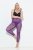 Ulla Popken 837935 Gemusterte Strumpfleggings Violett - Strumpfhosen & Socken - 