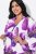 Ulla Popken 838105 Offene Jacke zum Binden Violett - Strickjacken - Strickjacken in großen Größen für Damen
