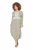 Ulla Popken 838120 Gemustertes Kleid mit V-Ausschnitt Hellgrün - Minikleider - Große Größen: Kurze Minikleider