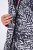 Ulla Popken 838435 Lange Steppweste mit Druck Schwarz - Westen - 