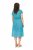 Ulla Popken 838483 Kleid mit Animal-Print Türkis - Sommerkleider - Große Größen: Leichte Sommerkleider