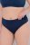 Ulla Popken 838637 Strings 3er-Pack Dunkelblau - Slips - 