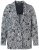 Ulla Popken 838656 Geblümter Blazer Weiß - Blazer - Blazer für Frauen in Großgrößen