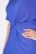Ulla Popken 838765 Kurzärmliges Jerseykleid mit V-Ausschnitt Graublau - Midikleider - Midikleider in großen Größen
