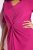Ulla Popken 838765 Kurzärmliges Jerseykleid mit V-Ausschnitt Rosa - Kleider - Kleider für jede Größe