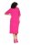 Ulla Popken 838765 Kurzärmliges Jerseykleid mit V-Ausschnitt Rosa - Kleider - Kleider für jede Größe