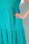 Ulla Popken 839135 Ärmelloses Maxikleid Türkis - Maxikleider - Große Größen: Lange Maxikleider
