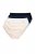 Ulla Popken 839167 Slips mit Spitze 4er-Pack Mehrfarbig - Slips - 