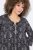 Ulla Popken 839518 Kleid mit Animal-Print und 3/4-Ärmeln Anthrazit - Maxikleider - Große Größen: Lange Maxikleider