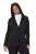 Ulla Popken 839843 Plissierter Blazer Schwarz - Blazer - Blazer für Frauen in Großgrößen
