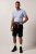 JP1880 Shirt Traditional Short Sleeve Checked Light Blue - Herrenhemden - Herrenhemden in großen Größen