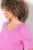 Ulla Popken 840115 Kurzärmliges Jerseykleid Rosa - Jerseykleider - 