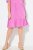 Ulla Popken 840115 Kurzärmliges Jerseykleid Rosa - Jerseykleider - 