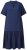 Ulla Popken 840367 Kurzärmliges Midikleid mit V-Ausschnitt Dunkelblau - Midikleider - Midikleider in großen Größen