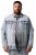 Men+ 394 Jeansjacke mit Brusttaschen Hellblau - Herren jacken - Herren Jacken in großen Größen