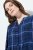 Ulla Popken 840929 Kariertes Kleid Dunkelblau - Midikleider - Midikleider in großen Größen