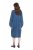 Ulla Popken 840972 Sweatkleid mit Volants Indigo - Sweatkleider - 