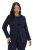 Ulla Popken 841163 Jerseyblazer aus Jacquard Dunkelblau - Blazer - Blazer für Frauen in Großgrößen