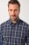 JP1880 Checked Shirt Long Sleeve Kent Collar Anthracite - Herrenhemden - Herrenhemden in großen Größen