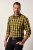 JP1880 Checked Shirt Long Sleeve Kent Collar Curry - Herrenhemden - Herrenhemden in großen Größen