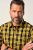 JP1880 Checked Shirt Long Sleeve Kent Collar Curry - Herrenhemden - Herrenhemden in großen Größen
