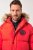 JP1880 Parka Quilted Faux Fur Hood Red - Herren jacken - Herren Jacken in großen Größen