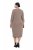 Ulla Popken 841952 Sweatkleid mit V-Ausschnitt Hellbraun - Kleider - Kleider für jede Größe