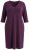 Ulla Popken 841952 Sweatkleid mit 3/4-Ärmeln Pflaume - Midikleider - Midikleider in großen Größen