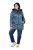 Ulla Popken 842013 Steppjacke Denimblau - Jacken - Große Jacken für Damen