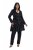 Ulla Popken 842028 Schößchenblazer mit Falten Schwarz - Blazer - Blazer für Frauen in Großgrößen