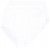 Ulla Popken 842435 Slips mit hoher Taille 3er-Pack Weiß - Slips - 
