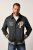 JP1880 Blouson Velour with Chest Embroidery Dark Green - Herren jacken - Herren Jacken in großen Größen